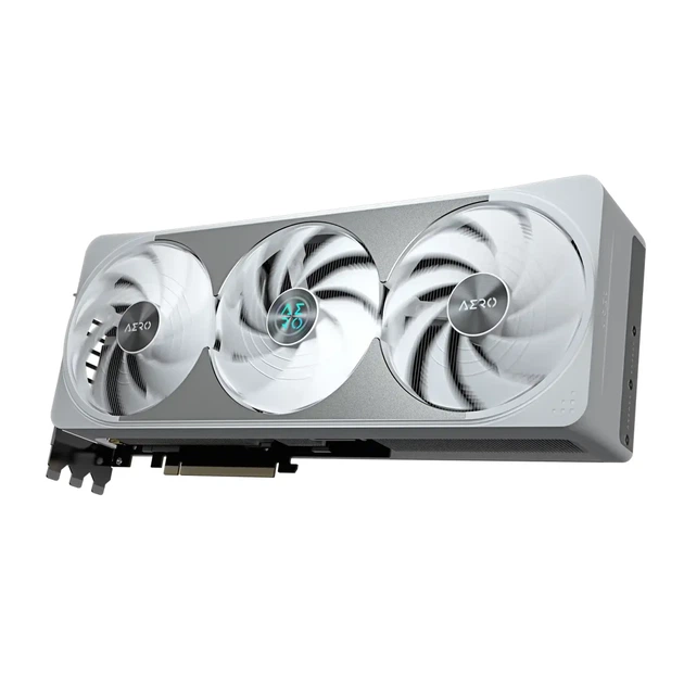 Відеокарта GIGABYTE Nvidia GeForce RTX 5070 Ti AERO OC 16G (GV-N507TAERO OC-16GD) - Фото 2 Відеокарта GIGABYTE Nvidia GeForce RTX 5070 Ti AERO OC 16G (GV-N507TAERO OC-16GD) - зображення 2
