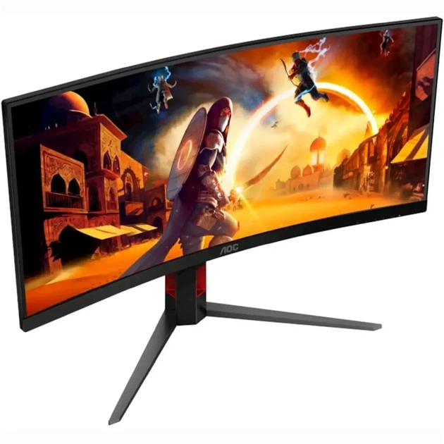 Монітор 34' AOC CU34G4 (UW2K) 3440x1440 VA Curved 1500R 180Hz 1ms, FreeSync Premium, Adaptive Sync, DisplayPort, HDMI х2 - зображення 4