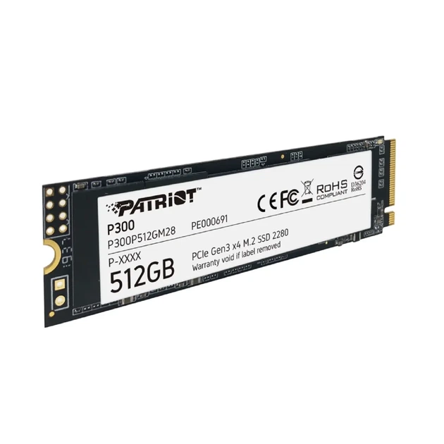 SSD PATRIOT P300 512GB M.2 NVMe (P300P512GM28) - изображение 4