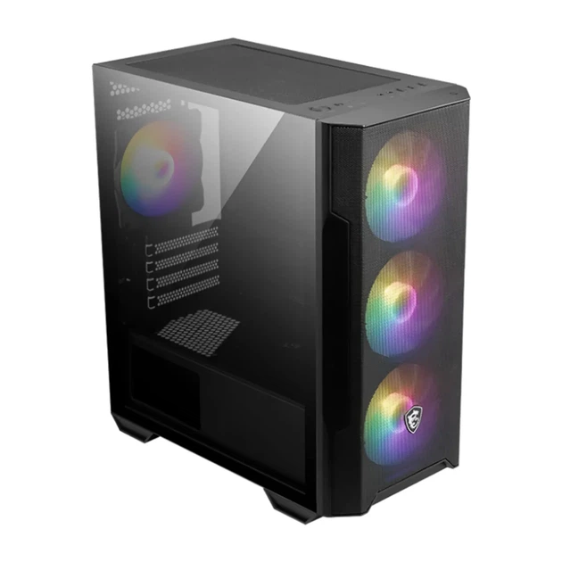 Корпус MSI MAG FORGE M100R (Micro-ATX, ARGB, Mesh Front) - зображення 2