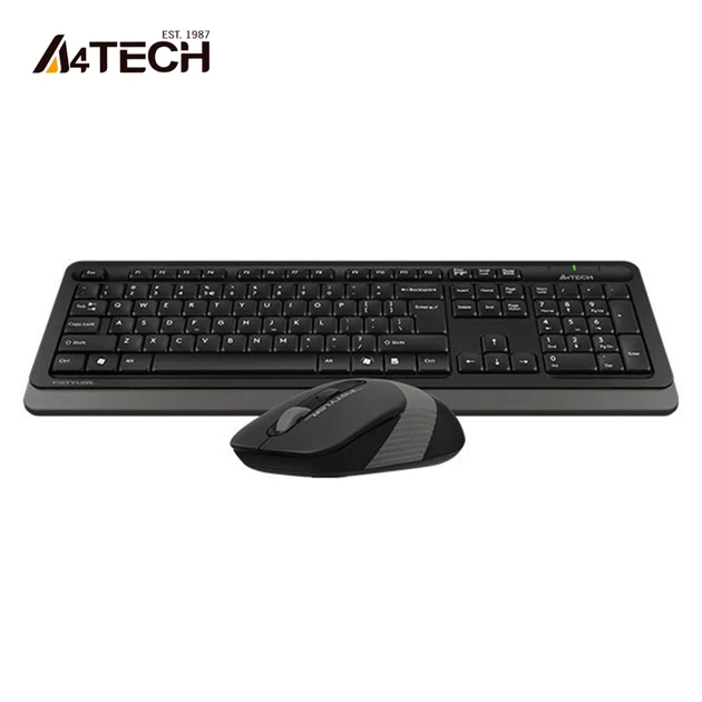 Комплект клавіатура та мишка A4Tech FG1010 Grey - изображение 3