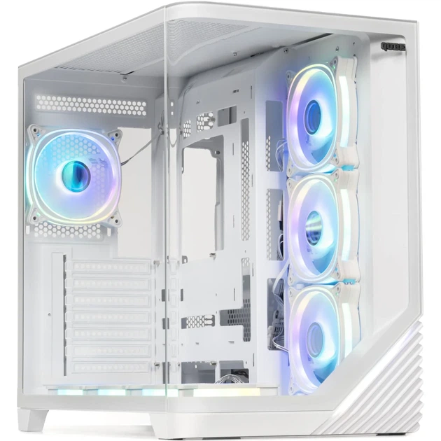 Корпус QUBE MIRAGE 7ARGB White (MIRAGE_GWNU3) - зображення 2