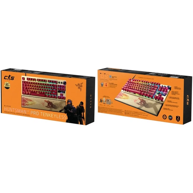 Клавіатура RAZER Huntsman V3 PRO TKL, Counter-Strike 2 Ed. (RZ03-04982100-R3M1) - зображення 5