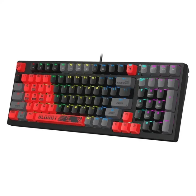 Клавіатура A4Tech S98 Bloody (Sports Red) - зображення 2