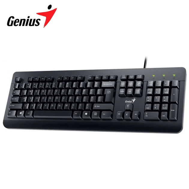 Комплект клавіатура та мишка Genius KM-160 Black Ukr (31330001419) - Фото 2 Комплект клавіатура та мишка Genius KM-160 Black Ukr (31330001419) - зображення 2