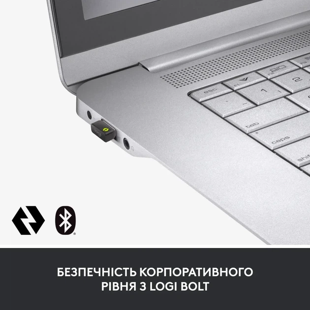 Комплект клавіатура та мишка Logitech MX Keys for Business UA Graphite Gen 2 (920-010933) - зображення 2