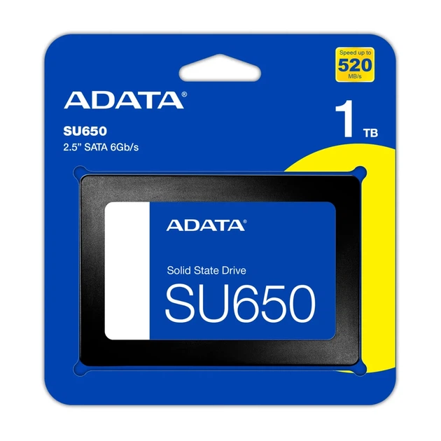 SSD ADATA 1TB 2.5' SU650 SATA (ASU650SS-1TT-R) - Фото 5 SSD ADATA 1TB 2.5' SU650 SATA (ASU650SS-1TT-R) - изображение 5