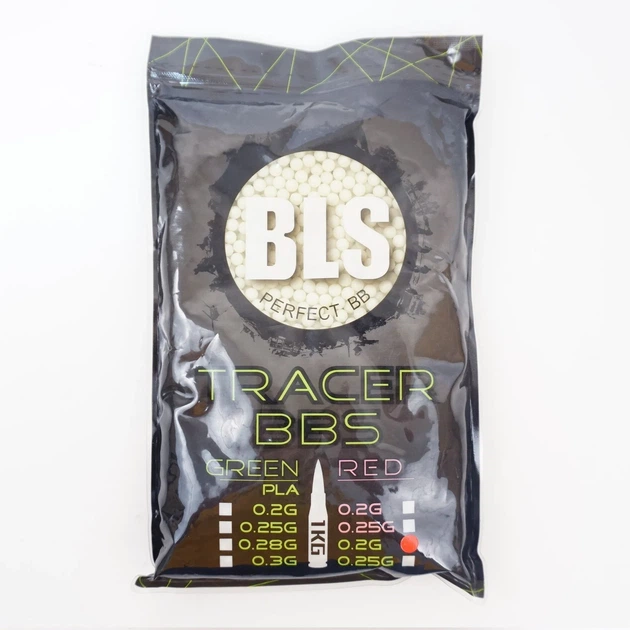 Кульки для страйкболу Tracer BLS 0.20 г 5000 шт зелені - Фото 1 Кульки для страйкболу Tracer BLS 0.20 г 5000 шт зелені - зображення 1