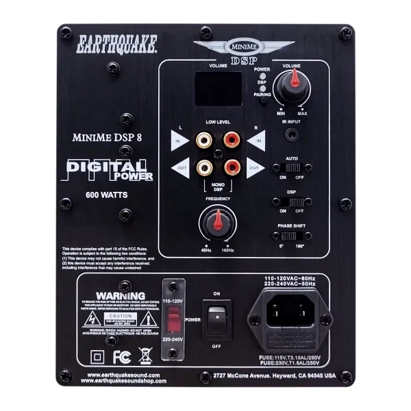 Сабвуфер Earthquake MiniMe DSP P8 Black - изображение 9