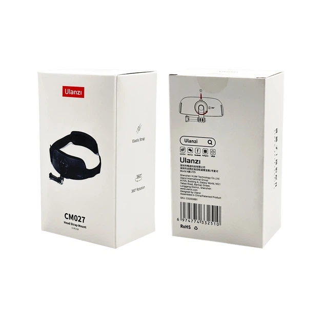Крепление Ulanzi Vijim CM027 Go-Quick II Head Strap Mount for GoPro and Phone - изображение 3