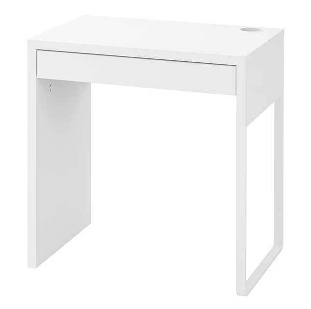 MICKE/ÖRFJÄLL Письмовий стіл і стілець, білий/світло-зелений IKEA - зображення 3