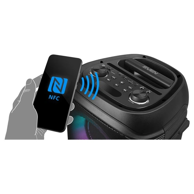 Акустическая система SVEN PS-800, 100 Вт, Bluetooth, FM-радио, Black - Фото 3 Акустическая система SVEN PS-800, 100 Вт, Bluetooth, FM-радио, Black - изображение 3
