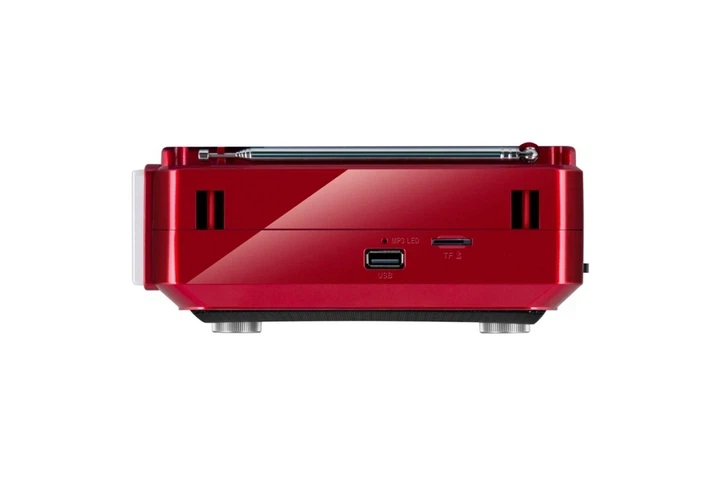 Радіоприймач SVEN SRP-525 Red FM/AM/SW, USB, microSD, ліхтарик - зображення 6
