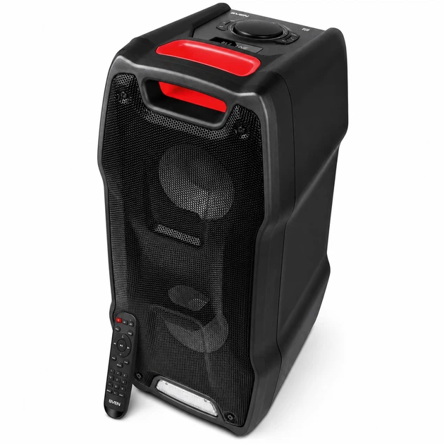 Портативная акустическая система SVEN PS-730, 100 Вт, Bluetooth, RGB-подсветка, караоке, Black - изображение 6