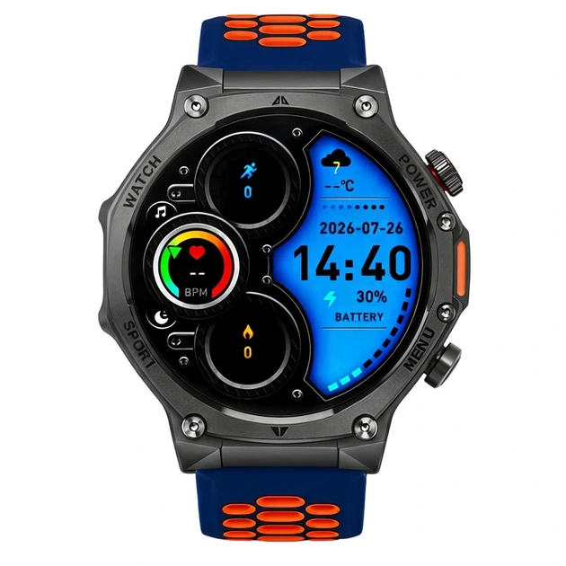 Smart Surf X Pro Lava Blue, 3 ремінці - Фото 2 Smart Surf X Pro Lava Blue, 3 ремінці - зображення 2