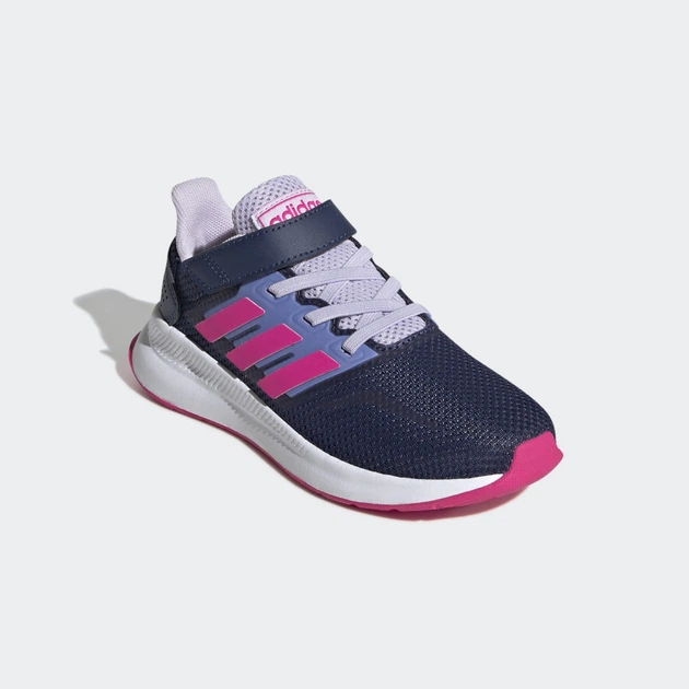 Кроссовки Adidas Kids Run Falcon Tech Indigo/Shock Pink/Purple Tint р.12.5/30.5/20см - Фото 9 Кроссовки Adidas Kids Run Falcon Tech Indigo/Shock Pink/Purple Tint р.12.5/30.5/20см - изображение 9