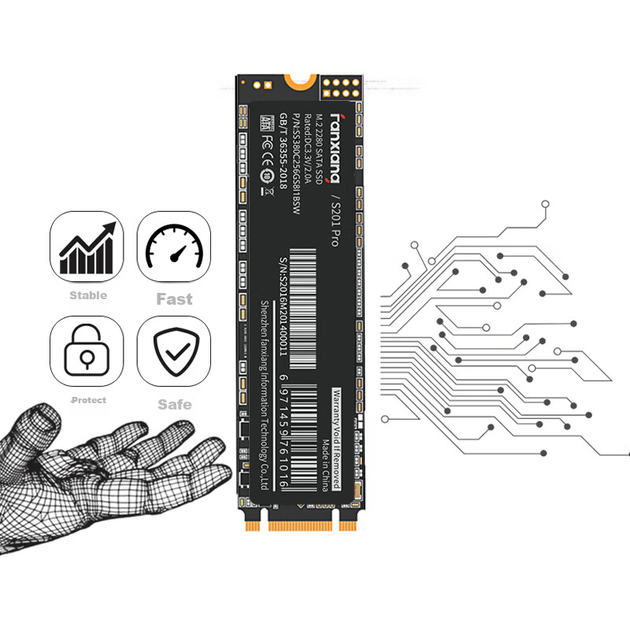 SSD диск Fanxiang S201PRO 1TB M.2 SATAIII TLC - зображення 5