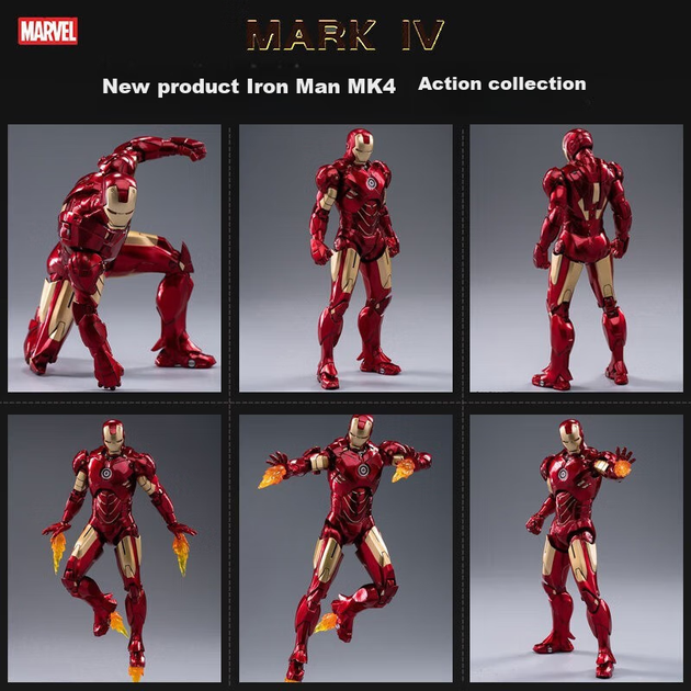 Подсвечиваемая фигурка Железного Человека MK4 из вселенной Marvel, модель для демонстрации, подарок на день рождения для мальчиков. - Фото 7 Подсвечиваемая фигурка Железного Человека MK4 из вселенной Marvel, модель для демонстрации, подарок на день рождения для мальчиков. - изображение 7