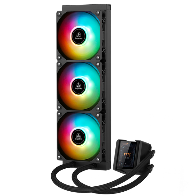 Рідинний кулер Segotep Ice Cool 360 Black LCD ARGB All-In (2,4-дюймовий РК-екран / Програмне забезпечення / Підтримка двох платформ Intel AMD) - зображення 6