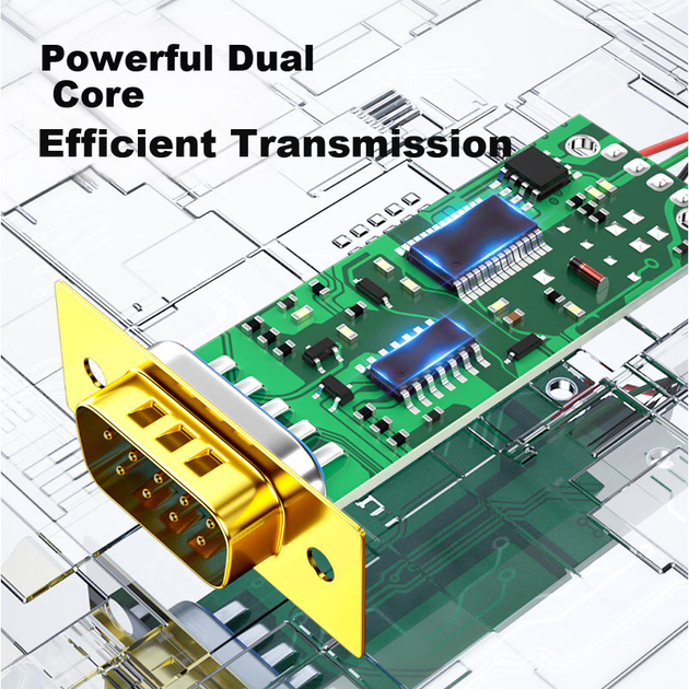 DTECH DTECH Перетворювач USB на RS485/RS422, кабель-перетворювач RS485 на послідовний USB, кабель-адаптер для зв'язку модуля COM-порту, 3 метри IOT5081 - изображение 7