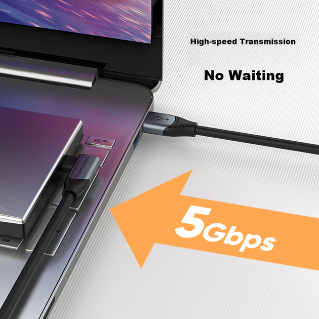 Кабель CABLE CREATION з колінним роз'ємом USB 3.1 для підключення камери, Oculus Quest 2, кабель для потокового передавання Piconeo 3/4 VR-гарнітури та окулярів, 5 метрів - Фото 7 Кабель CABLE CREATION з колінним роз'ємом USB 3.1 для підключення камери, Oculus Quest 2, кабель для потокового передавання Piconeo 3/4 VR-гарнітури та окулярів, 5 метрів - изображение 7