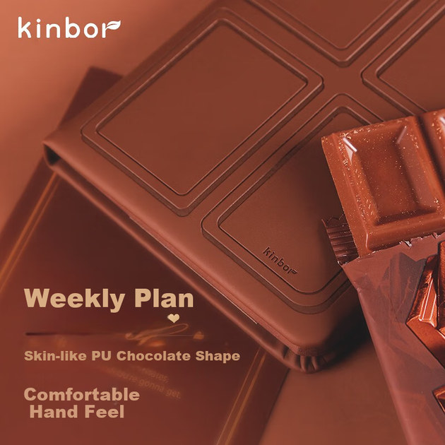 Подарунковий набір блокнотів Kinbor Chocolate Planner для дівчаток на день народження (з авторучкою, магнітом на холодильник, стікерами, листівками, конвертами) DT56033, подарунок на Новий рік та День святого Валентина - Фото 5 Подарунковий набір блокнотів Kinbor Chocolate Planner для дівчаток на день народження (з авторучкою, магнітом на холодильник, стікерами, листівками, конвертами) DT56033, подарунок на Новий рік та День святого Валентина - изображение 5