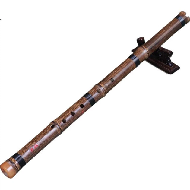 Флейта Daoyun Purple Bamboo Xiao, вісімотвірна соль-клавіш, коротка флейта початкового рівня, старовинний стиль, фіолетова бамбукова флейта, музичний інструмент - изображение 2