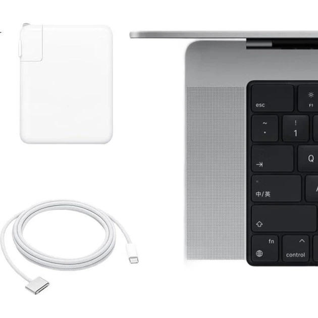 Комплект зарядных устройств Mryc для ноутбуков Apple: 140 Вт Type-C — MagSafe 3, кабель питания для MacBook Pro/Air, 2 метра USB-C. - изображение 3