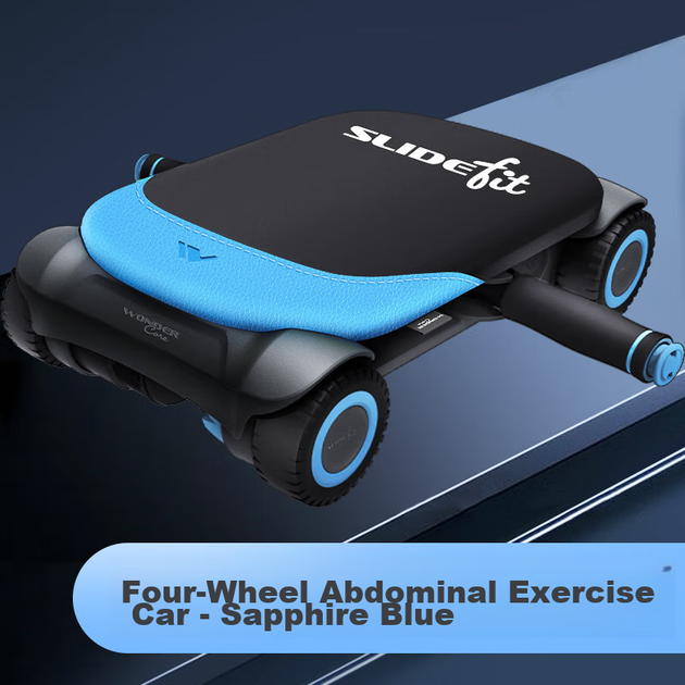 WONDERCORE Ab Wheel, автоматичне відскокування багатофункціонального колеса для пресу, фітнес-обладнання, домашній тренажерний зал, роликові ковзани, синій - изображение 10