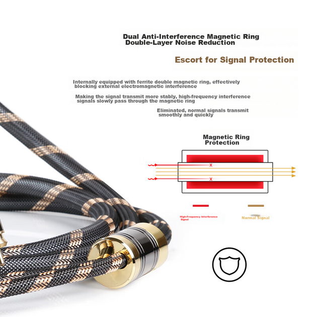 Аудиокабель SKW BG-04A 2 x RCA — 2 x RCA 1 м червоно-белый - изображение 8