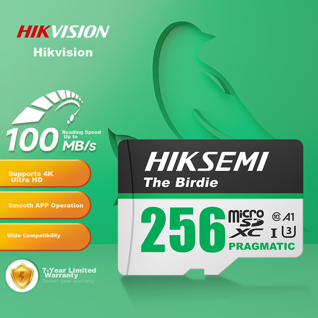 Карта памяти HIKVISION 256 ГБ TF (MicroSD) U3 C10 A1 для видеонаблюдения 4K, карта памяти для видеорегистратора, цифровая высокоскоростная карта памяти - Фото 4 Карта памяти HIKVISION 256 ГБ TF (MicroSD) U3 C10 A1 для видеонаблюдения 4K, карта памяти для видеорегистратора, цифровая высокоскоростная карта памяти - изображение 4