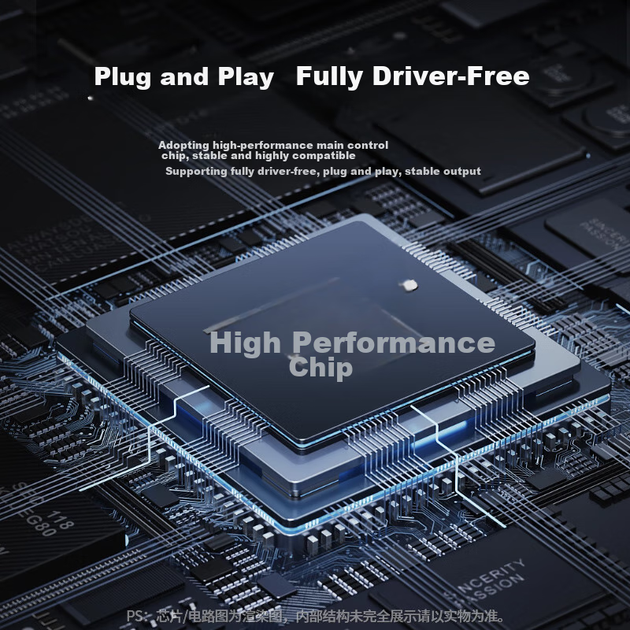 Внешняя звукова карта ZHENWEI USB/Type-C – оптический выход + разъем 3.5 мм, кабель 1.2 м - изображение 6