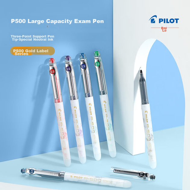 Гелева ручка PILOT P500 Gold Label, ручка для підпису 0,5 мм, кулькова ручка Business Direct Liquid Roller, ручка для студентських іспитів, набір канцелярського приладдя високої якості, 4 чорних та 1 червона, 5 ручок - Фото 5 Гелева ручка PILOT P500 Gold Label, ручка для підпису 0,5 мм, кулькова ручка Business Direct Liquid Roller, ручка для студентських іспитів, набір канцелярського приладдя високої якості, 4 чорних та 1 червона, 5 ручок - изображение 5