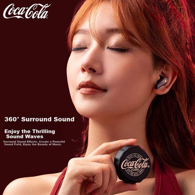 Наушники Coca-Cola T13 Wireless ENC 2026 (6972705893024) - Фото 3 Наушники Coca-Cola T13 Wireless ENC 2026 (6972705893024) - изображение 3