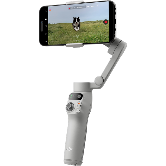 Легкий підвіс DJI Osmo Mobile 7 для смартфона, стабілізатор OM7, розумне відстеження, селфі-палка, інструмент для прямі трансляції відеоблогів - изображение 4