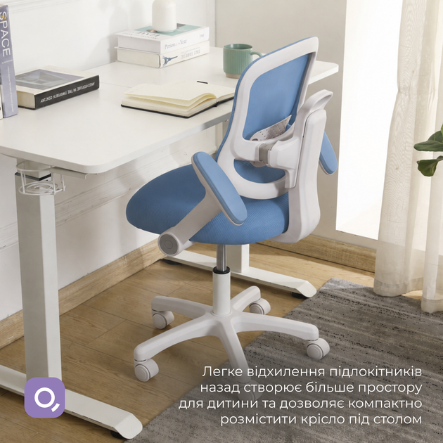 Детское кресло Qlab Kids Edition KC327BL Gray/Blue - изображение 14