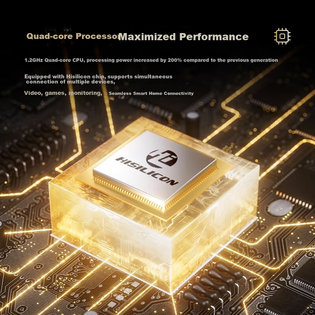 U-SPEED [Полноценное усиление сигнала] Гигабитный беспроводной Wi-Fi 6 роутер для дома на базе чипа Huawei HiSilicon AX3000, двухдиапазонная сеть 5G с возможностью прокладки кабелей через стены, обеспечивающая создание ячеистой сети для всего дома. - изображение 8
