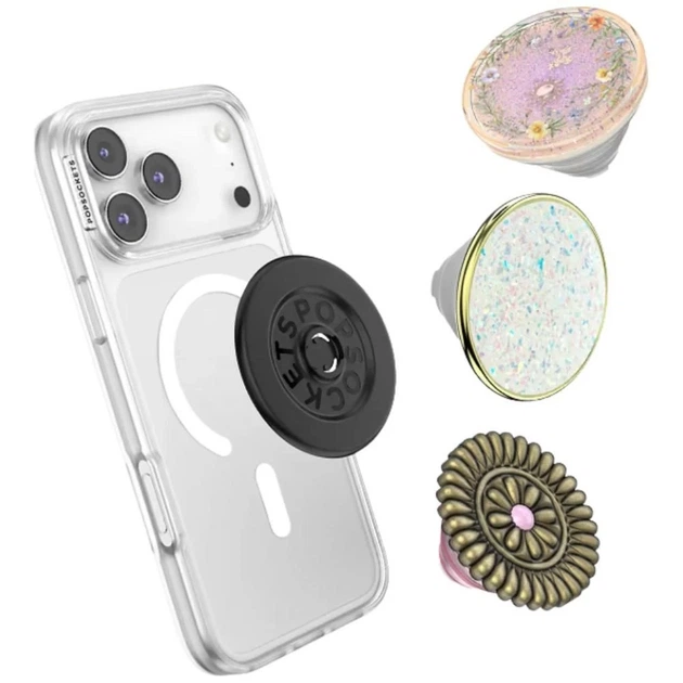 Тримач для телефону PopSockets PopTop Luxe Enamel Opal White (840473367350) - Фото 3 Тримач для телефону PopSockets PopTop Luxe Enamel Opal White (840473367350) - зображення 3