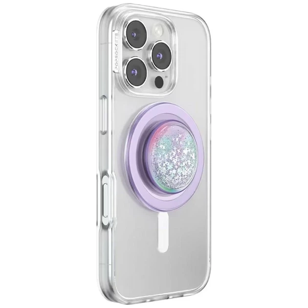Тримач для телефону PopSockets Tidepool Squishy Unicorn Magic лавандовий (840473356323) - зображення 7