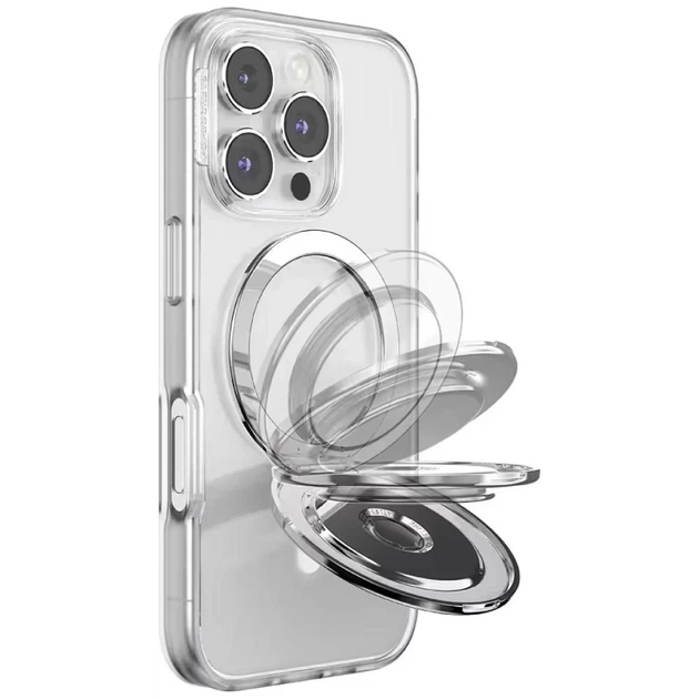 Тримач для телефону PopSockets Aluminum Radial сріблястий (840473304904) - Фото 10 Тримач для телефону PopSockets Aluminum Radial сріблястий (840473304904) - зображення 10