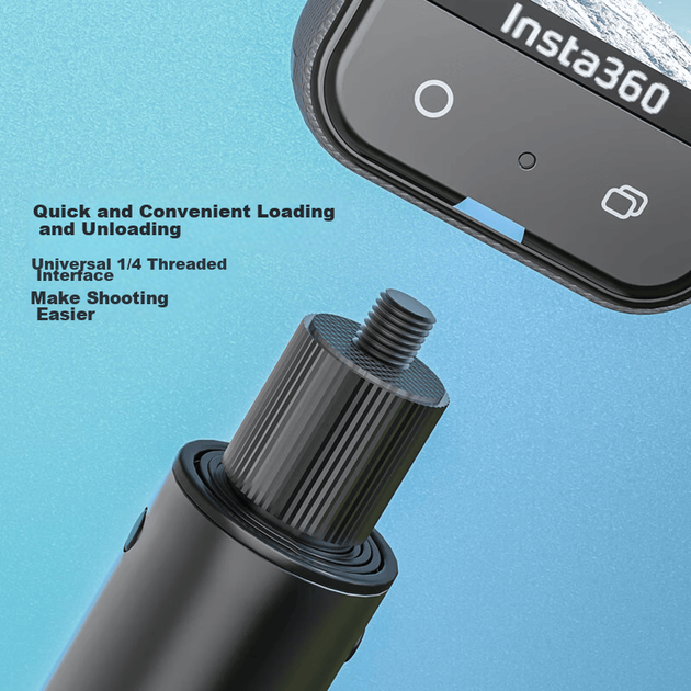 Селфи-палка SUREWO раздвижная для Insta360 X5 X4 X3 металлическая 1.7м - изображение 6