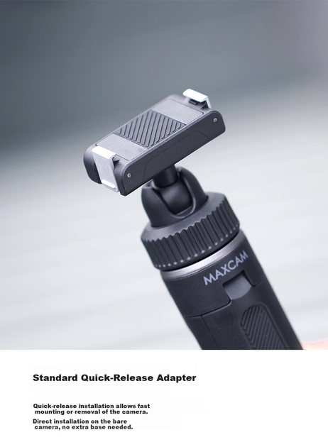 Штатив MAXCAM мини с телескопической ручкой для DJI Osmo Action 4/5 Pro и 360 - Фото 4 Штатив MAXCAM мини с телескопической ручкой для DJI Osmo Action 4/5 Pro и 360 - изображение 4