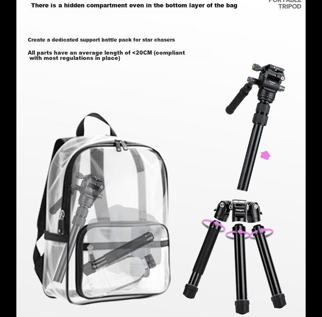Монопод Fotopro FY-830+MH компактний, для смартфона та камери - зображення 7