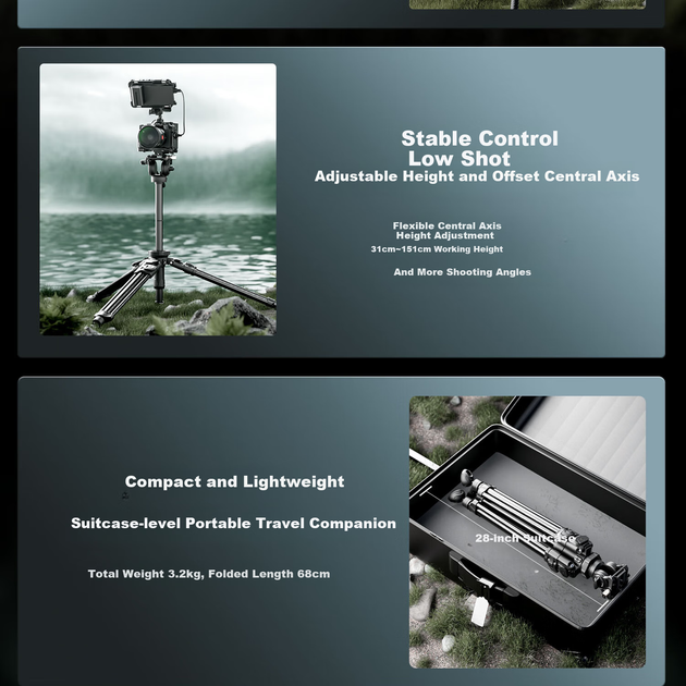 Штатив SmallRig 4684 AD-50 углеродное волокно - изображение 10