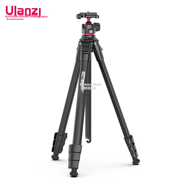 Штатив Ulanzi Qingcong F38 швидкозбірний, кульова головка 360°, для камер та смартфонів - Фото 4 Штатив Ulanzi Qingcong F38 швидкозбірний, кульова головка 360°, для камер та смартфонів - зображення 4