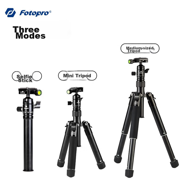 Настольный штатив Fotopro FY810 панорамный с тремя режимами, для камеры и селфи - изображение 6