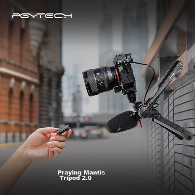 Штатив PGYTECH Mantis 2.0 настольный для камер и смартфонов с пультом - изображение 7