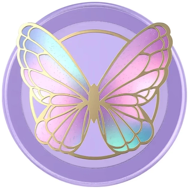 Тримач PopSockets Enamel Butterfly Prism Lavender (840473356330) - Фото 2 Тримач PopSockets Enamel Butterfly Prism Lavender (840473356330) - зображення 2