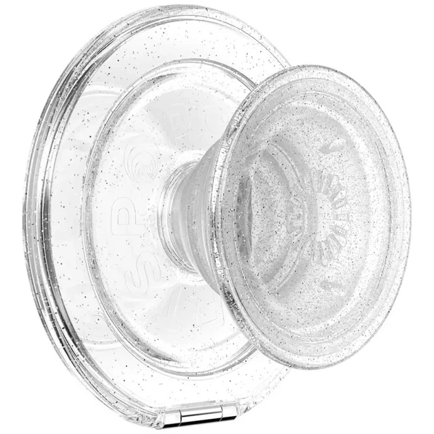 Тримач PopSockets Kick-Out Grip Glitter Clear (840473353346) - Фото 1 Тримач PopSockets Kick-Out Grip Glitter Clear (840473353346) - зображення 1