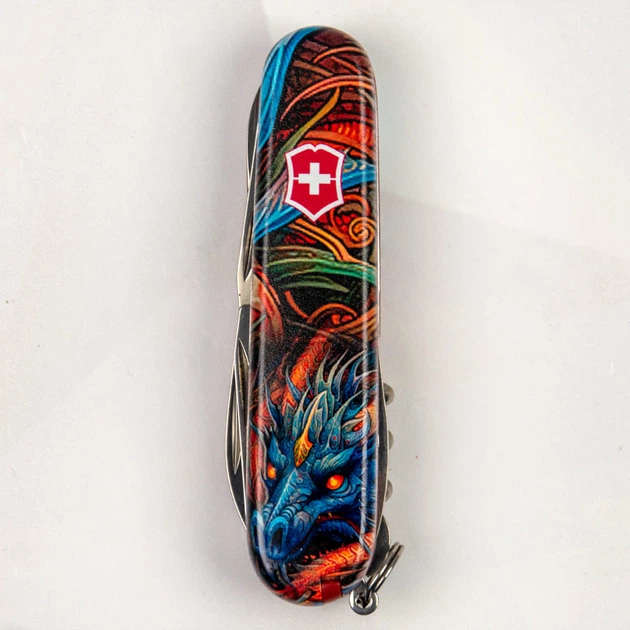 Нож Victorinox Climber Zodiac Дракон Orange/Blue (1049-Vx13703_Z3260p) - изображение 15